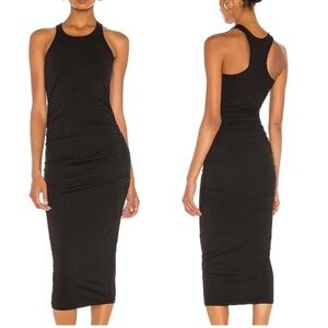 Michael Stars NWOT Racerback Dress SZ L in black
